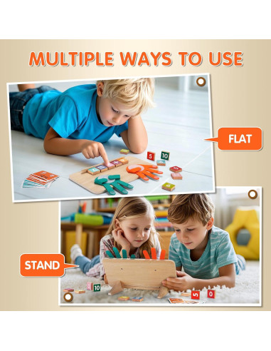 Juguetes Montessori BSADIY para Niños 3-5 Años - Matemáticas