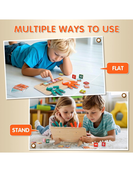 Juguetes Montessori BSADIY para Niños 3-5 Años - Matemáticas