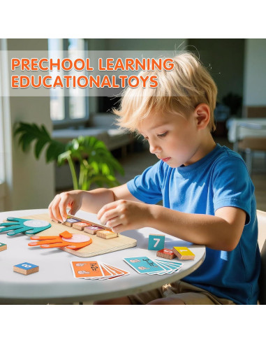 Juguetes Montessori BSADIY para Niños 3-5 Años - Matemáticas