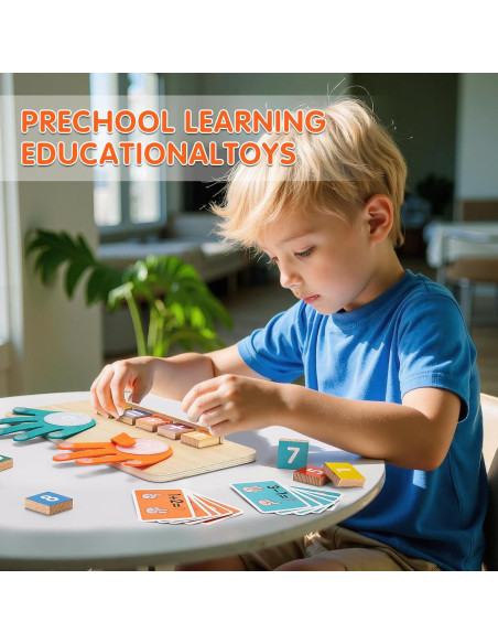 Juguetes Montessori BSADIY para Niños 3-5 Años - Matemáticas