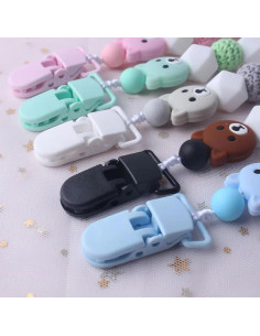 Paquete de 10 Puntas de Clip para Chupete - Plástico Sin BPA 2