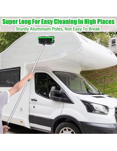 Kit de Cepillo de Lavado de Autos Stemni 62" con Accesorios