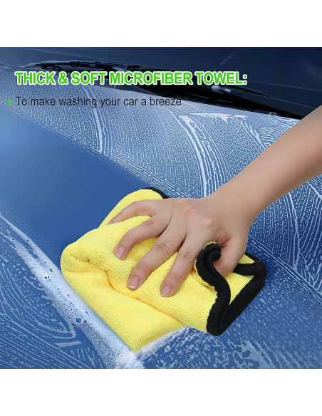 Kit de Cepillo de Lavado de Autos Stemni 62" con Accesorios