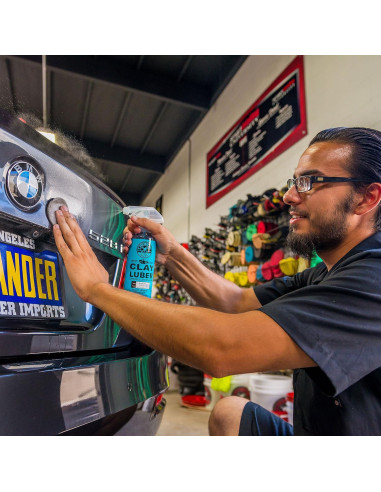 Kit de Barra de Arcilla Media Chemical Guys + Lubricante 0.45 kg