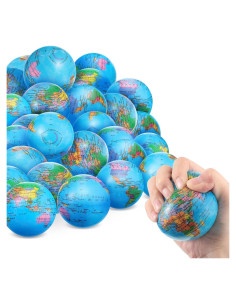 50 Pelotas Antiestrés Globo BBTO 7.6 cm Espuma PU