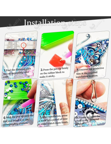 Kit de Pintura de Diamantes Yunzlly Faro DIY Acrílico 24.4x23.6cm