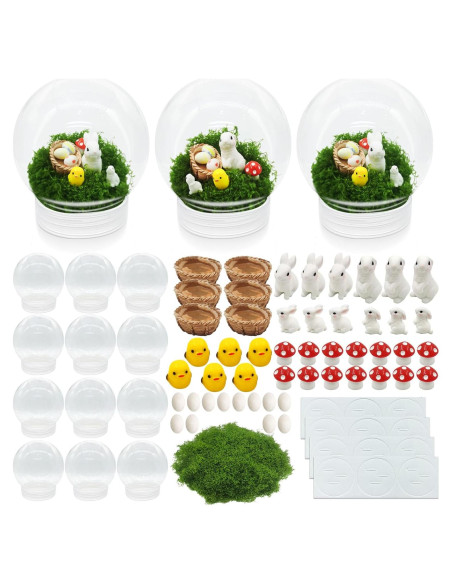 Kit de Manualidades de Globo de Nieve de Pascua Cinrobiye