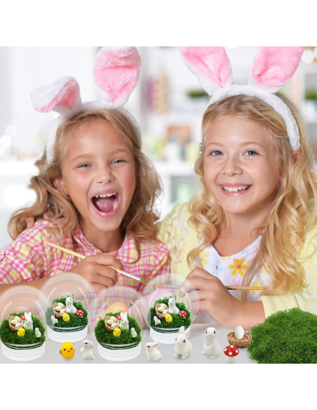 Kit de Manualidades de Globo de Nieve de Pascua Cinrobiye