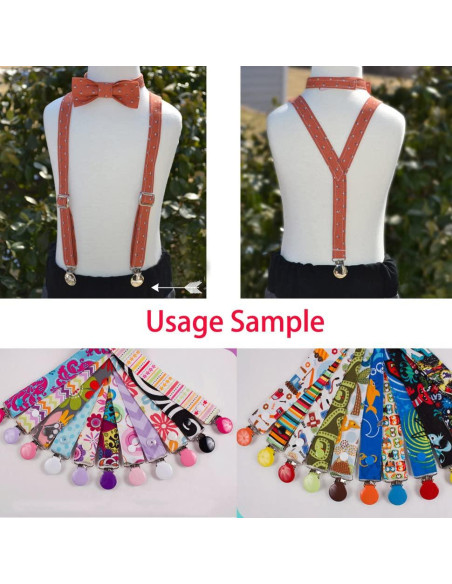 42 Clips de Suspensión Metálicos Redondos para Chupetes DIY