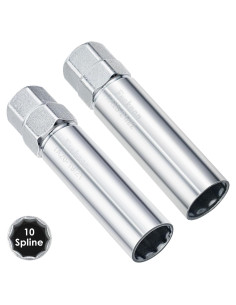Juego de 2 Llaves de Tuerca de Spline Feekoon 10mm para SUV