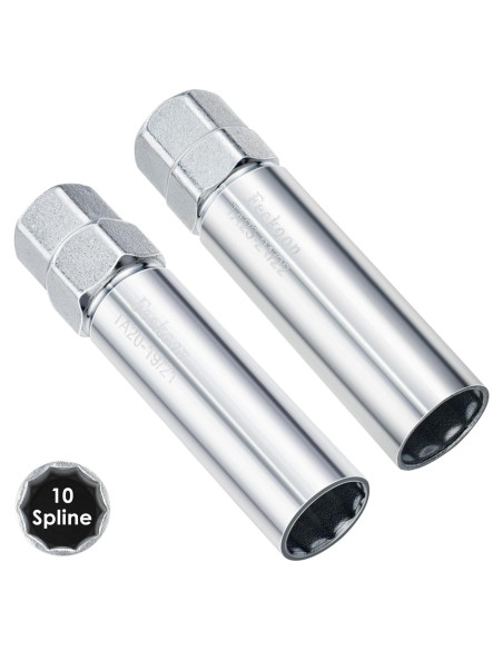 Juego de 2 Llaves de Tuerca de Spline Feekoon 10mm para SUV