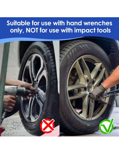 Juego de 2 Llaves de Tuerca de Spline Feekoon 10mm para SUV