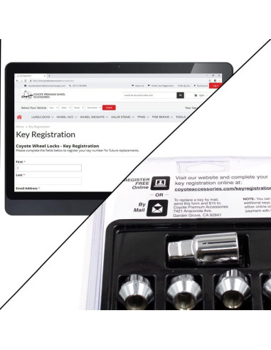 Cerraduras de Rueda M14x1.5 Cromadas 4 Piezas + Llave