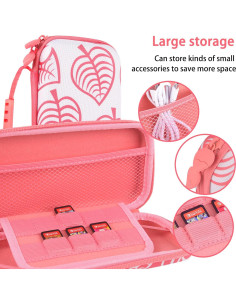 Funda de transporte TIKOdirect para Nintendo Switch Lite Rosa 2