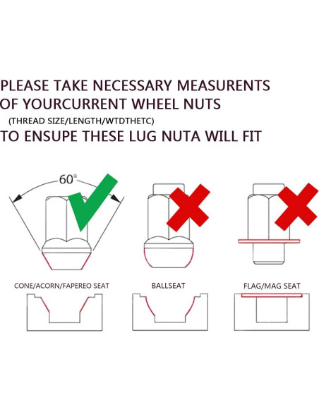 Tuercas de Rueda M12x1.5 SOROPARTS Juego 22 Piezas Color Rojo