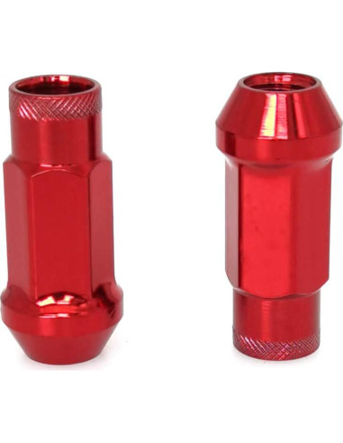 Tuercas de Rueda M12x1.5 SOROPARTS Juego 22 Piezas Color Rojo