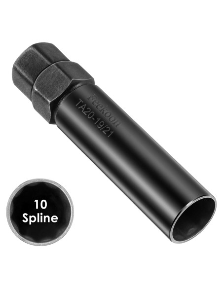 Llave de Tuerca de 10 Estrías Feekoon para Rueda 19mm y 21mm Llave de Tuerca de 10 Estrías Feekoon para Rueda 19mm y 21mm