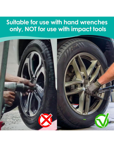 Llave de Tuerca de 10 Estrías Feekoon para Rueda 19mm y 21mm Llave de Tuerca de 10 Estrías Feekoon para Rueda 19mm y 21mm