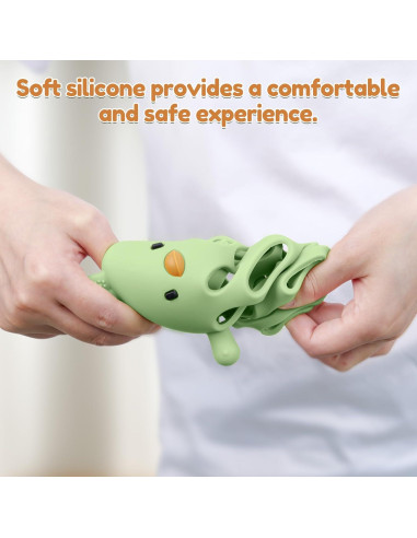 Juguete de Dentición MCGMITT Silicona Verde para Bebés