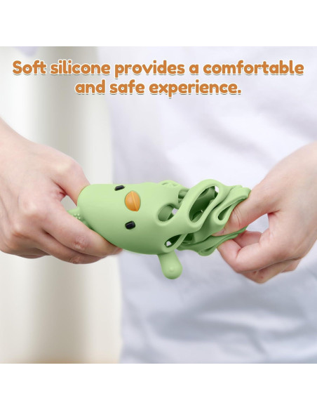 Juguete de Dentición MCGMITT Silicona Verde para Bebés