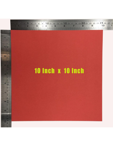 Papel de Origami Gnatural 100 Hojas 25.4x25.4cm 10 Colores