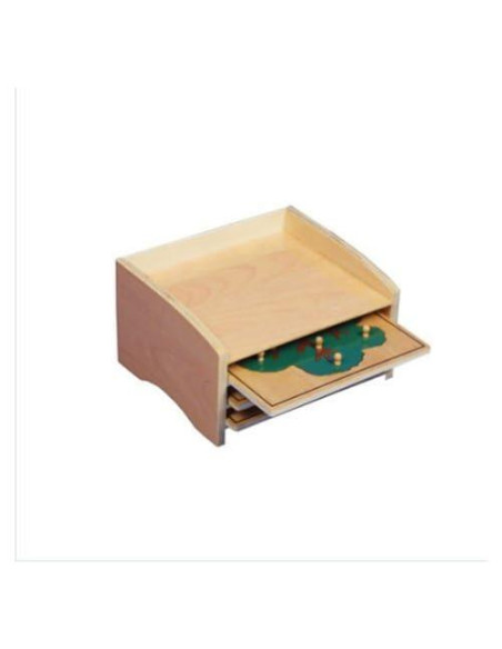 Gabinete de Rompecabezas de Botánica Adena Montessori 3 Piezas