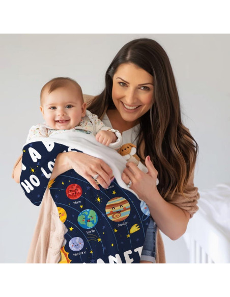 Manta de Franela ARTBLANKET Planetas del Sistema Solar 76x102 cm