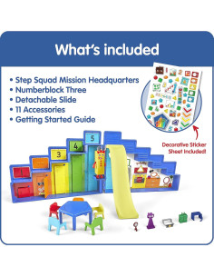Set de Juego Sede Escuadrón Secreto Numberblocks - hand2mind 2