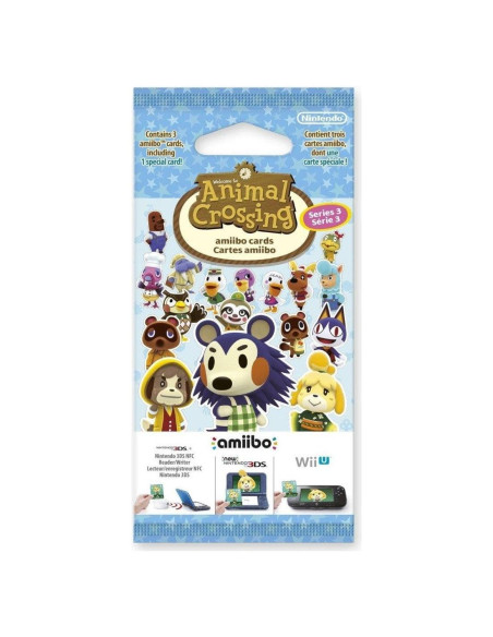 Paquete de 3 tarjetas amiibo Animal Crossing Serie 3 Nintendo Paquete de 3 tarjetas amiibo Animal Crossing Serie 3 Nintendo