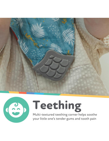 Baberos de Muselina Nuby 100% Algodón Natural 2-Pack 3+ Meses