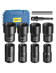 Juego de 10 Extractores de Tuercas de Rueda Thinkpro 14-27mm