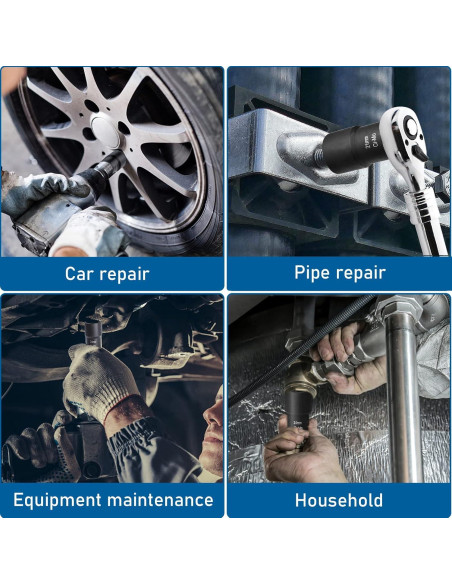 Juego de 10 Extractores de Tuercas de Rueda Thinkpro 14-27mm