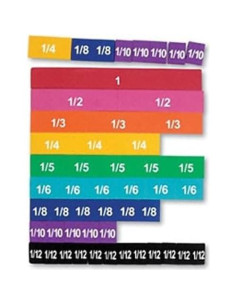 Azulejos Magnéticos de Fracciones Arcoíris Recursos de Aprendizaje 51 Piezas 2