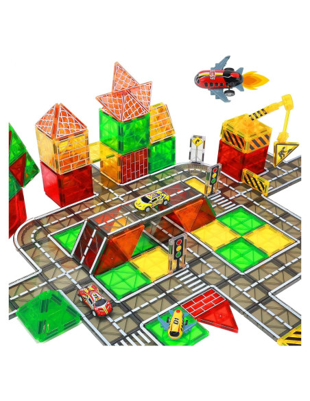 Juego de Azulejos Magnéticos LionFuny 50 Piezas para Niños