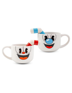 Set de 2 Tazas de Cerámica Toynk Cuphead y Mugman 0.71L