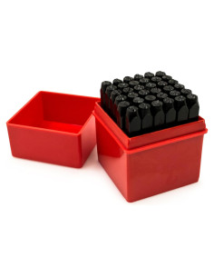 Juego de Troqueles de Letras y Números Bastex 36PC Acero