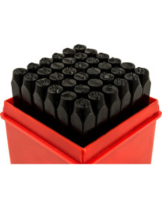 Juego de Troqueles de Letras y Números Bastex 36PC Acero 2