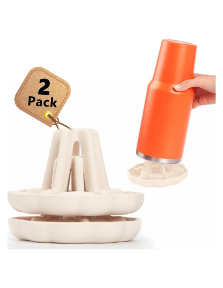 Soporte Secado Rápido de Silicona LVLAMMAL Beige 2-Pack