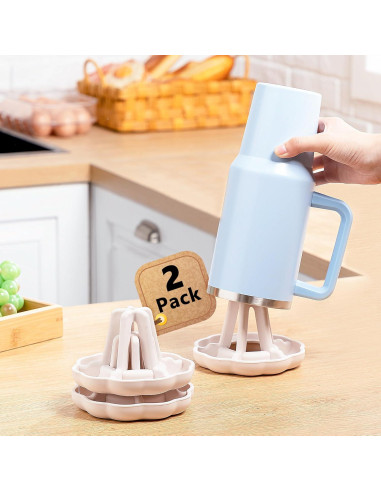 Soporte Secado Rápido de Silicona LVLAMMAL Beige 2-Pack