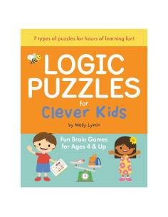 Logic Puzzles for Clever Kids: Fun brain games for ages 4 & up