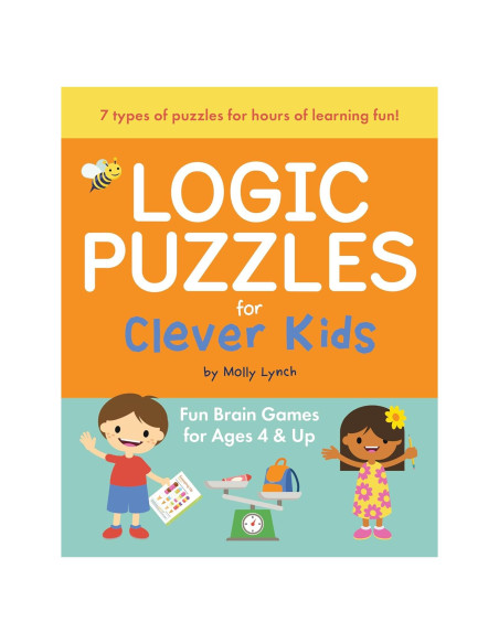 Logic Puzzles for Clever Kids: Fun brain games for ages 4 & up