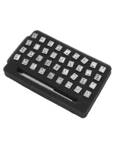 Conjunto de Sellos de Letras y Números Coufce 36 Piezas