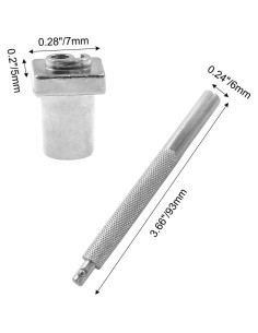 Conjunto de Sellos de Letras y Números Coufce 36 Piezas 2