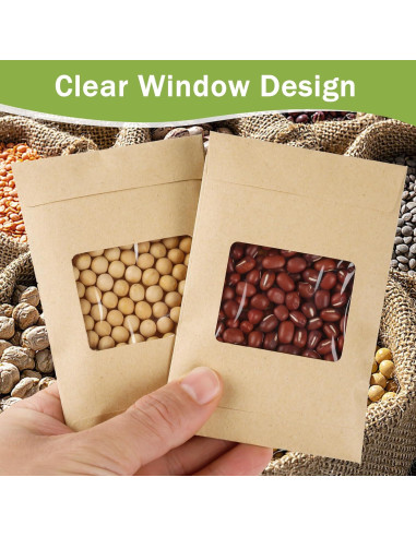 100 Sobres de Semillas Autoadhesivos Varpotle 8x12 cm Kraft