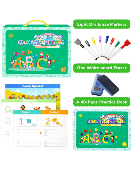 Libro de Trazado de Letras Lrathenk para Niños 3-6 Años Libro de Trazado de Letras Lrathenk para Niños 3-6 Años