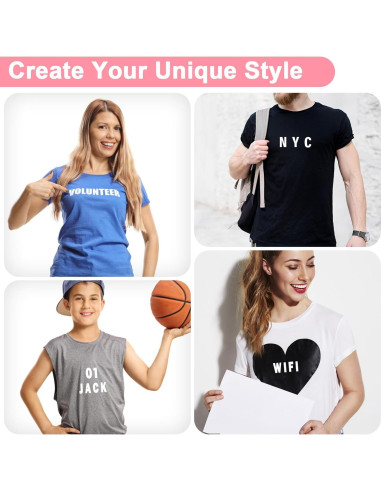 Letras y Números de Hierro Lucomb 2" Blancas para Tela - 245 Piezas