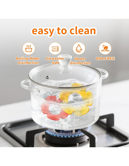 Juguetes de Sonajero Weirtoya para Bebés 0-6 Meses - 2 Piezas