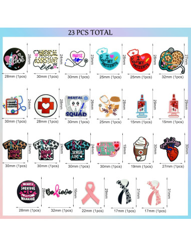 Cuentas de Silicona para Manualidades AllGemDiy 23 Piezas