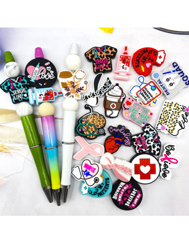 Cuentas de Silicona para Manualidades AllGemDiy 23 Piezas