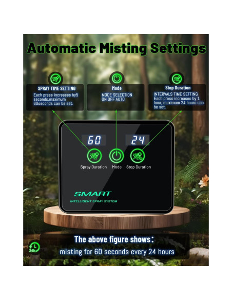 Nebulizador Automático para Reptiles Ycxydr SMART-01 con Temporizador
